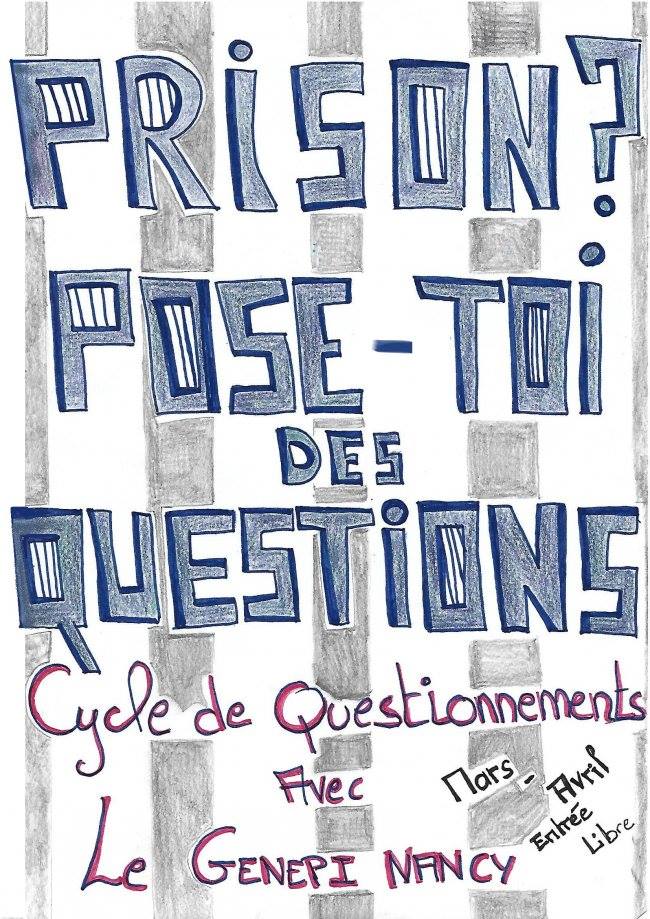 Prison - Pose-toi des questions - affiche